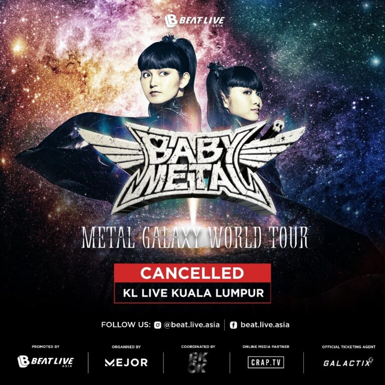 BABYMETAL Metal Galaxy World Tour Cancelled